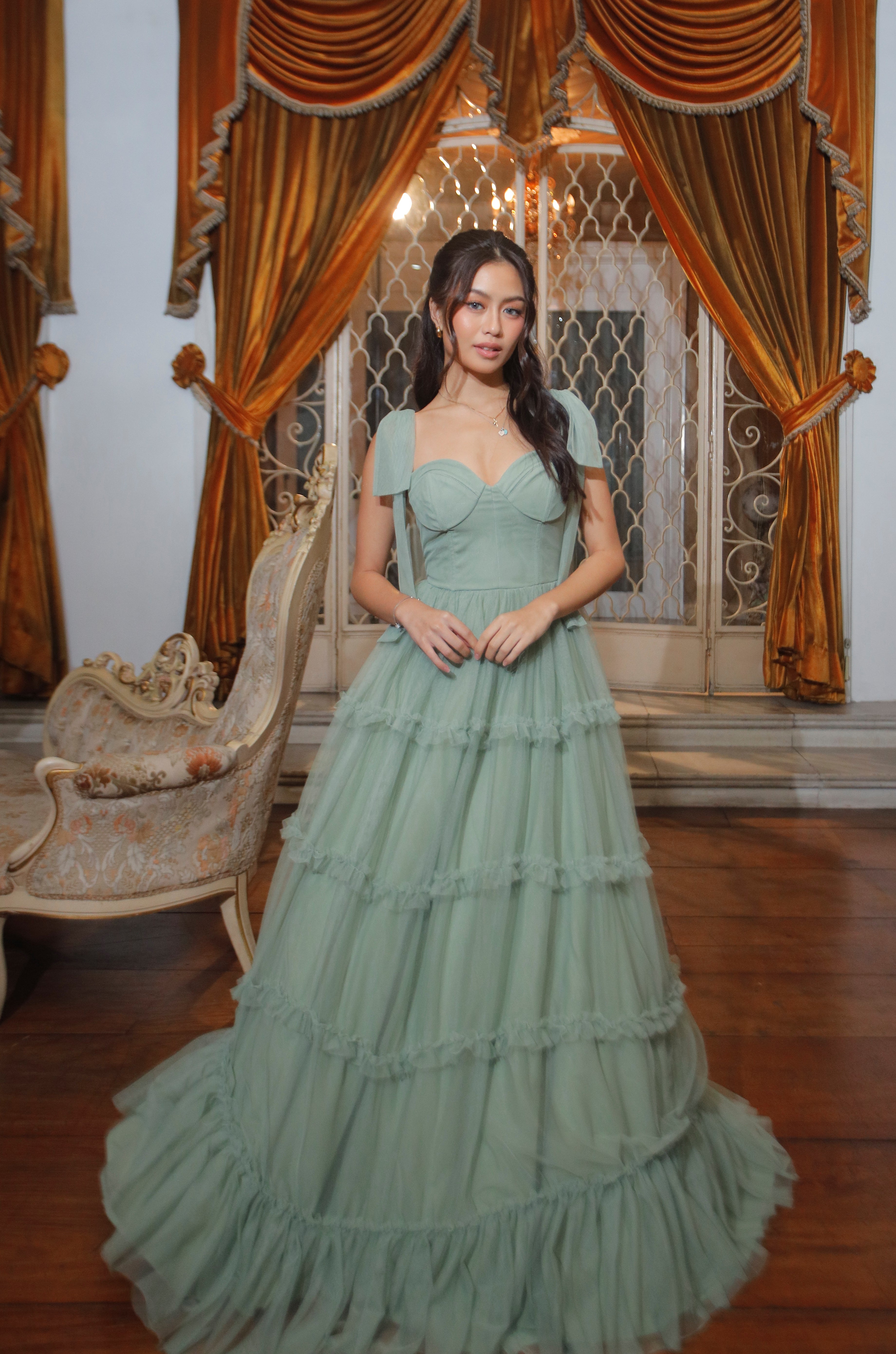 pyre pixie evening dress Channeling my inner Pixie in the shimmeriest pieces from @crownedathletics The Pearl Prism set is pure pixie perfection, dreamy soft shimmer, and workout-ready magic Use my c0de EMILYROSE for 10% off